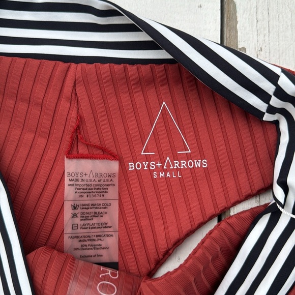 Boys + Arrows Raz Bikini Bottom in Brick Haus - Picture 6 of 8